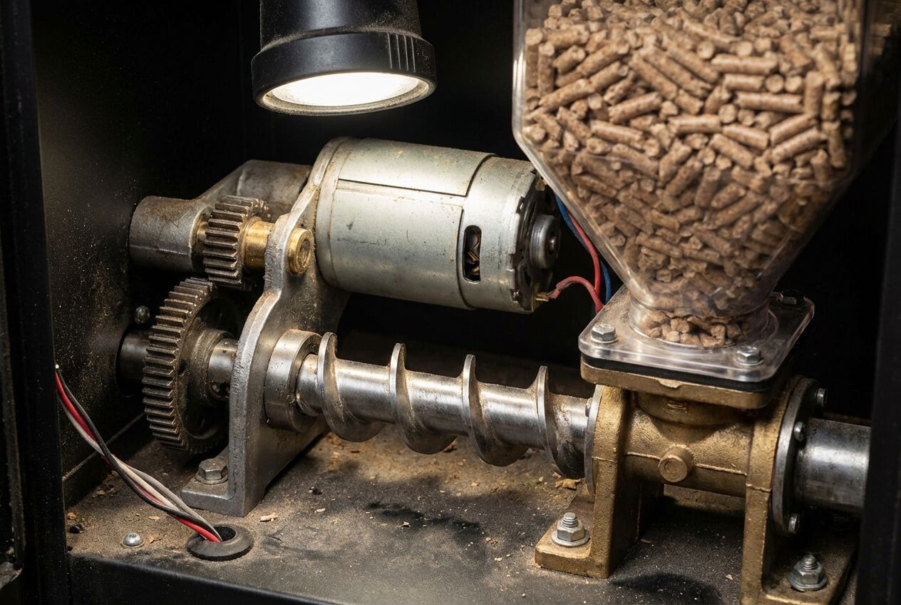 bruit métallique poêle à granulés