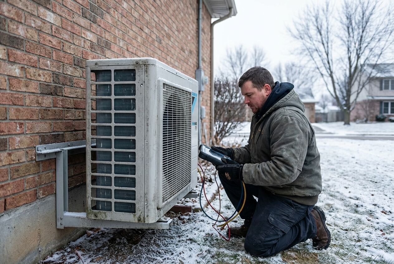 ma pompe à chaleur tourne mais ne chauffe pas assez