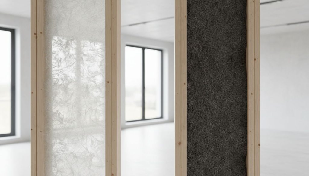 isolation phonique laine de verre ou laine de roche