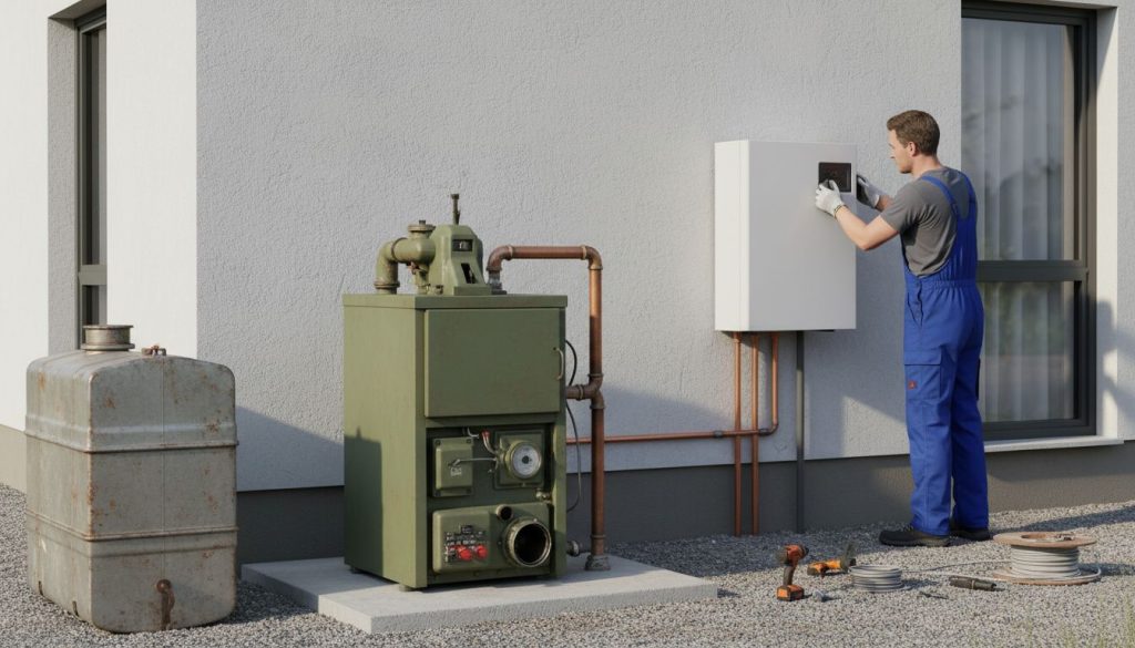 remplacer chaudière fioul par pompe à chaleur avis