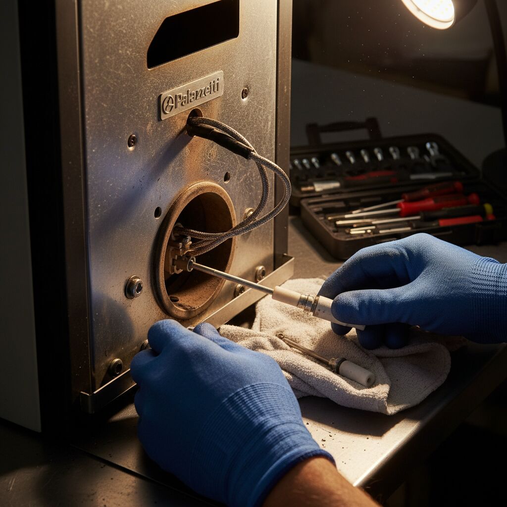 changer bougie d'allumage poêle à pellet Palazzetti