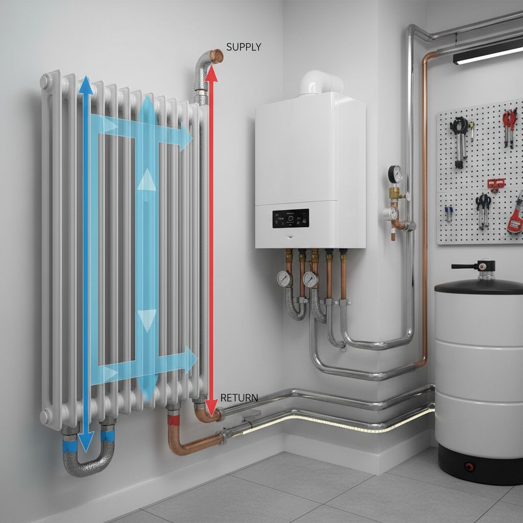 problème de circulation d'eau dans un circuit de chauffage