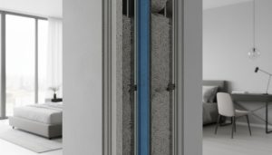 isolation phonique cloison entre 2 chambres