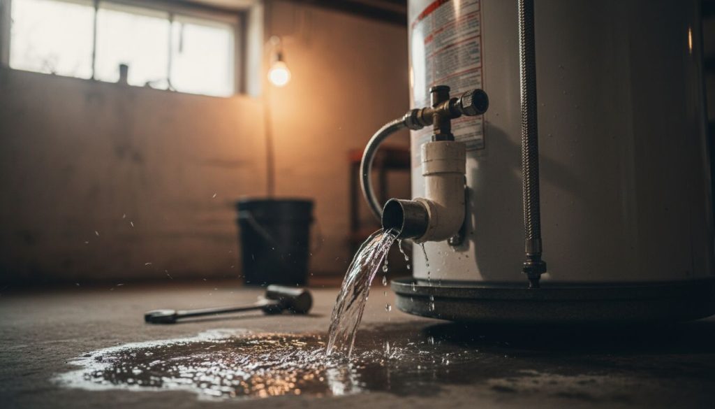 siphon chauffe eau déborde