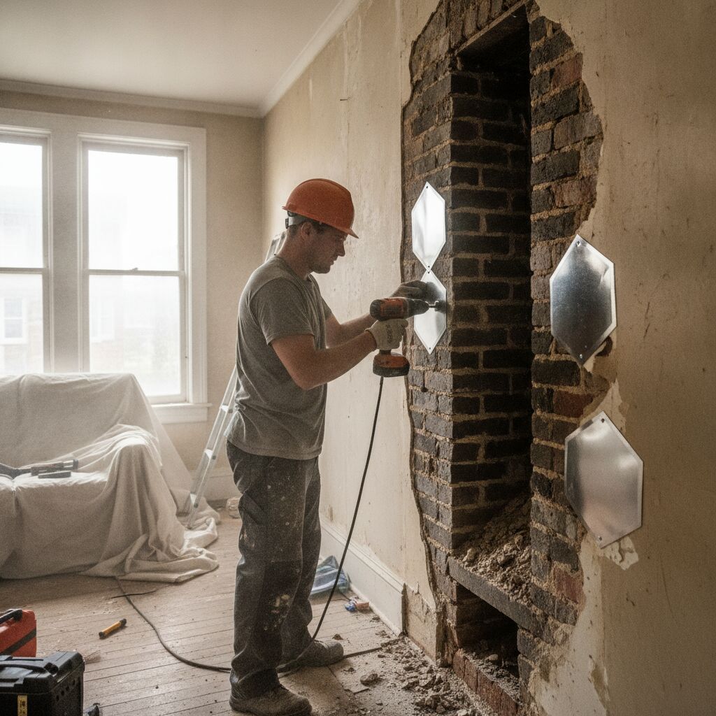 enlever la cheminée et laisser le conduit seul